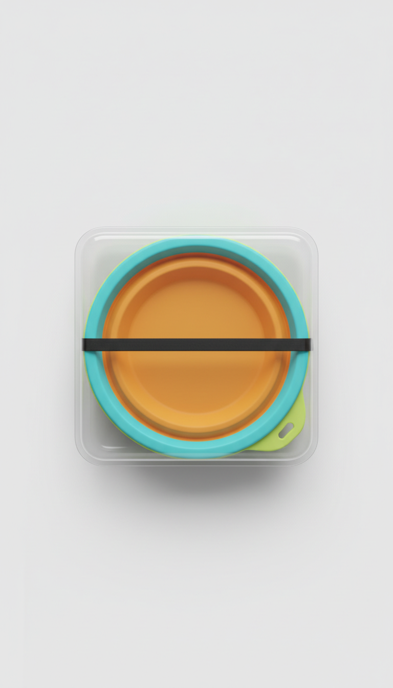 Foldable Silicone Travel Bowl