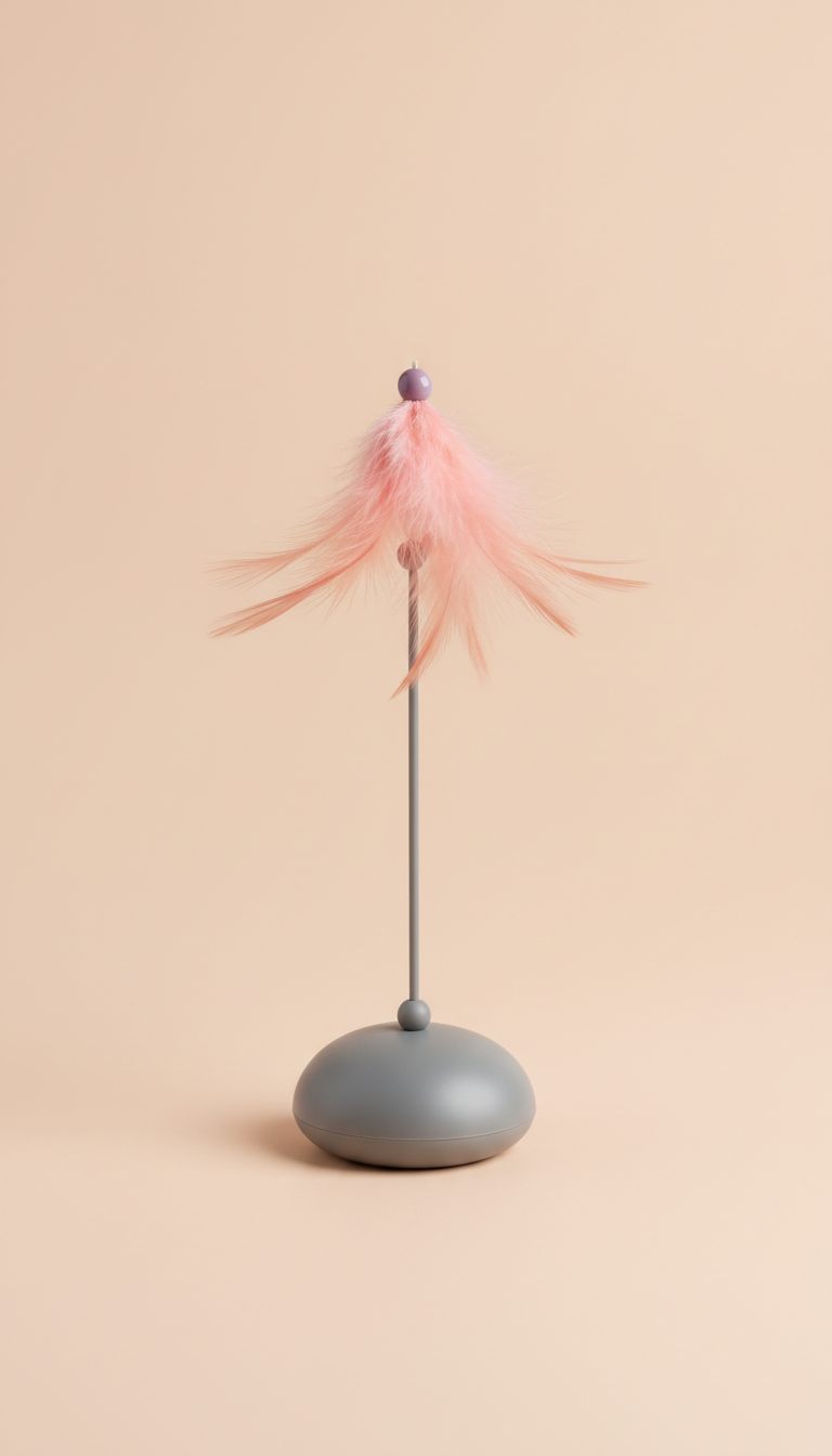 Interactive Feather Toy for Cats