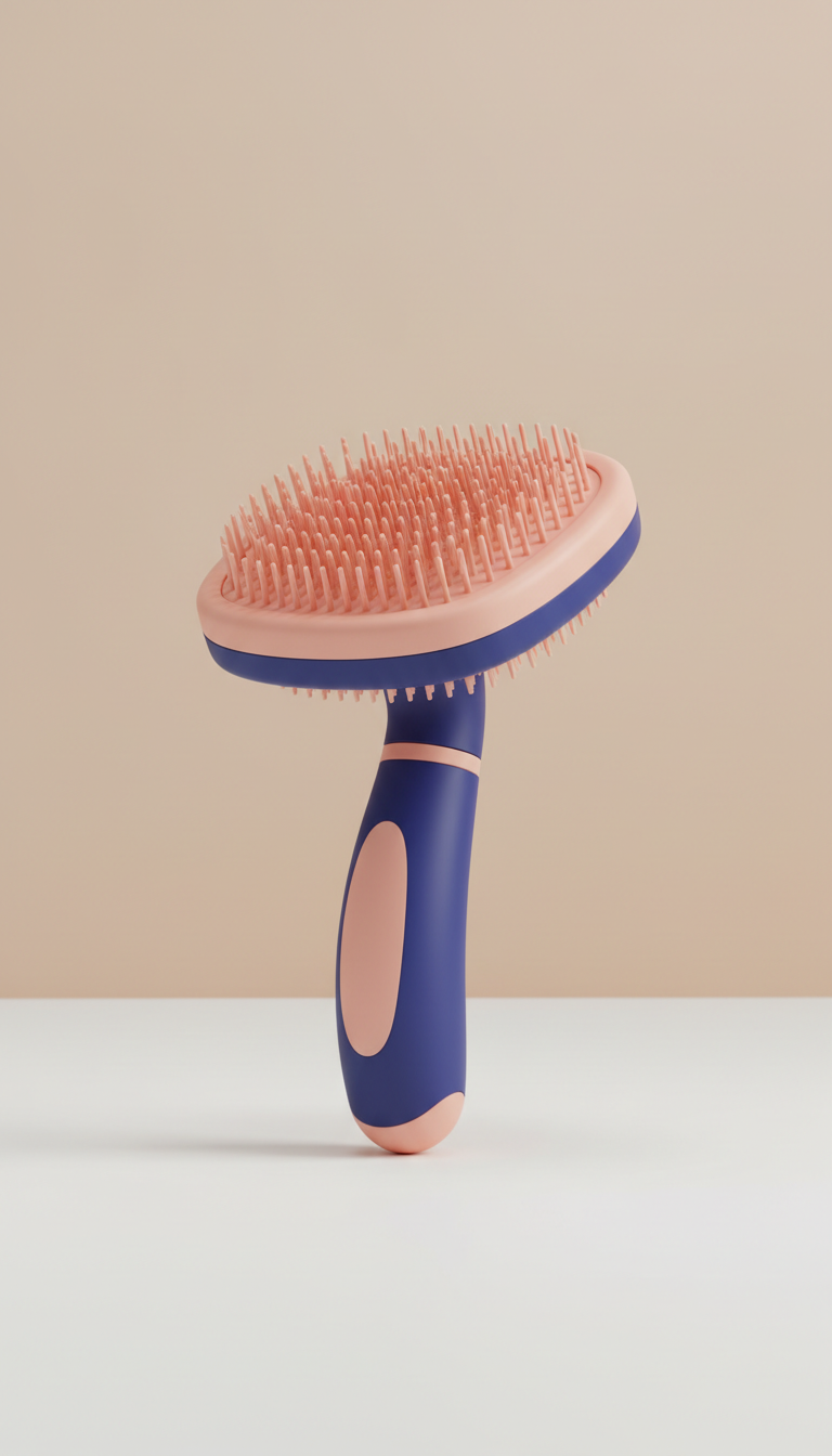 Non-Slip Ergonomic Grooming Brush